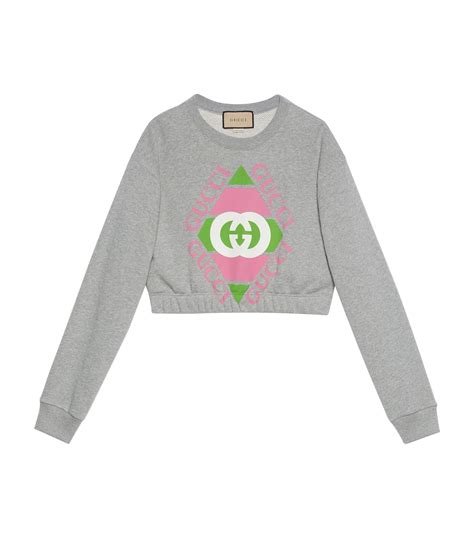 gucci boutique sweatshirt|gucci cropped sweatshirt.